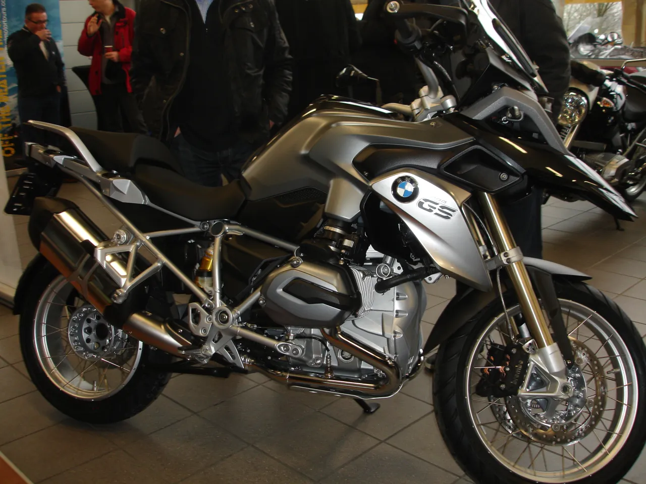 BMW R 1200 GS watergekoelde boxer detail