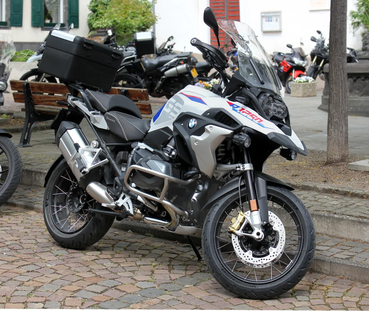 BMW R 1250 GS in stadsverkeer
