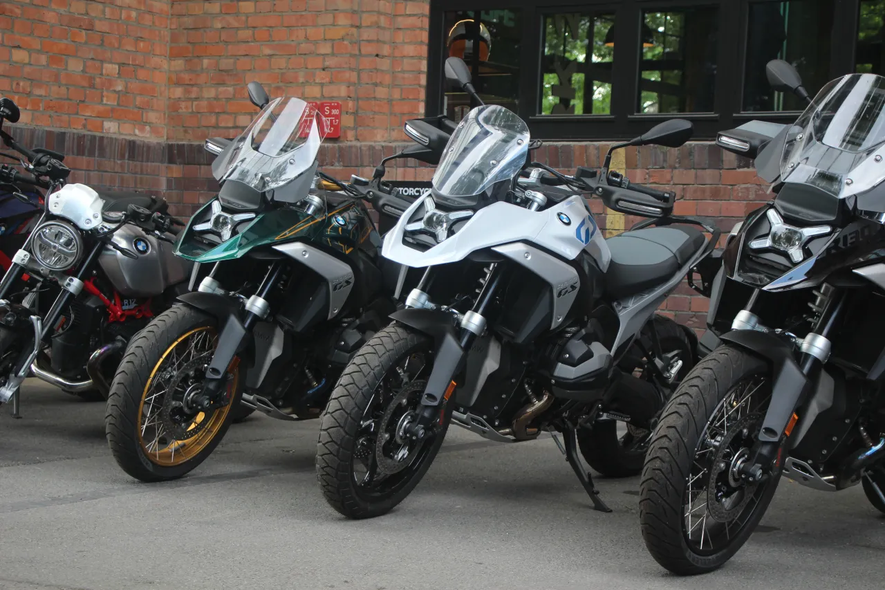 BMW R 1300 GS in showroom