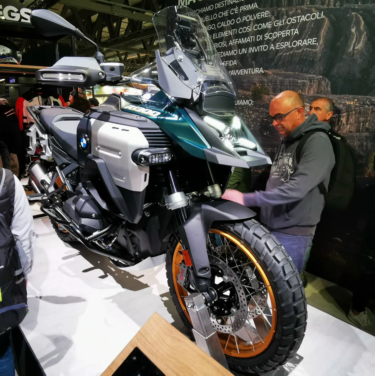 BMW R 1300 GS Adventure motorcycle right side
