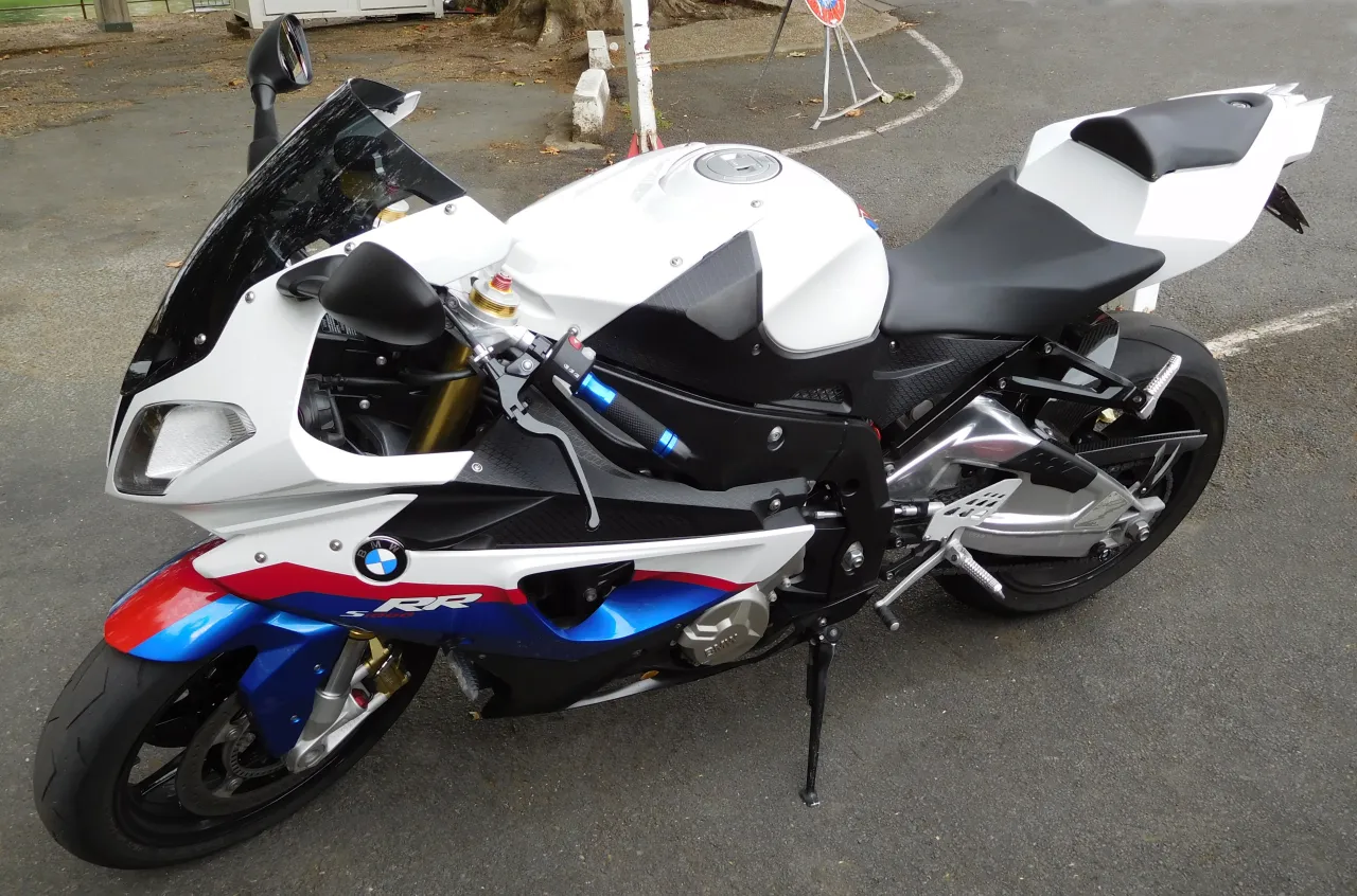BMW S 1000 RR superbike studio shot