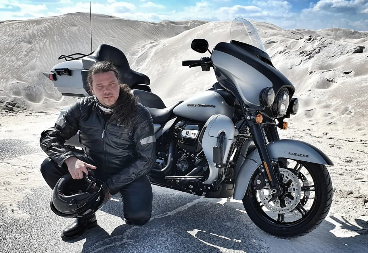Harley-Davidson Electra Glide Ultra Classic toermotor zijaanzicht