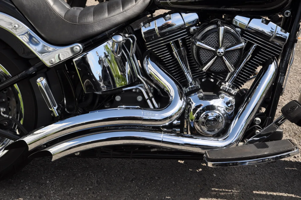 Harley-Davidson Fat Boy V-twin motorblok