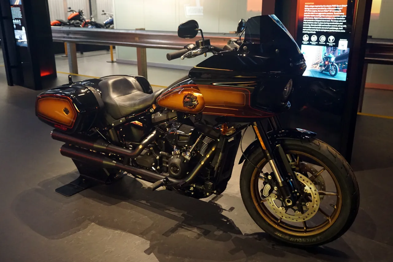 2024 Harley-Davidson Low Rider ST in museum