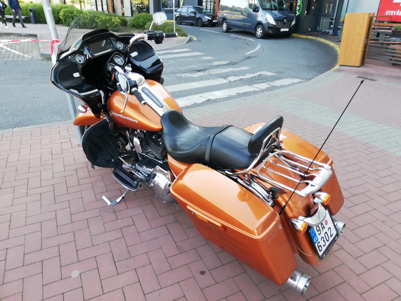 Harley-Davidson Road Glide in Praag detail