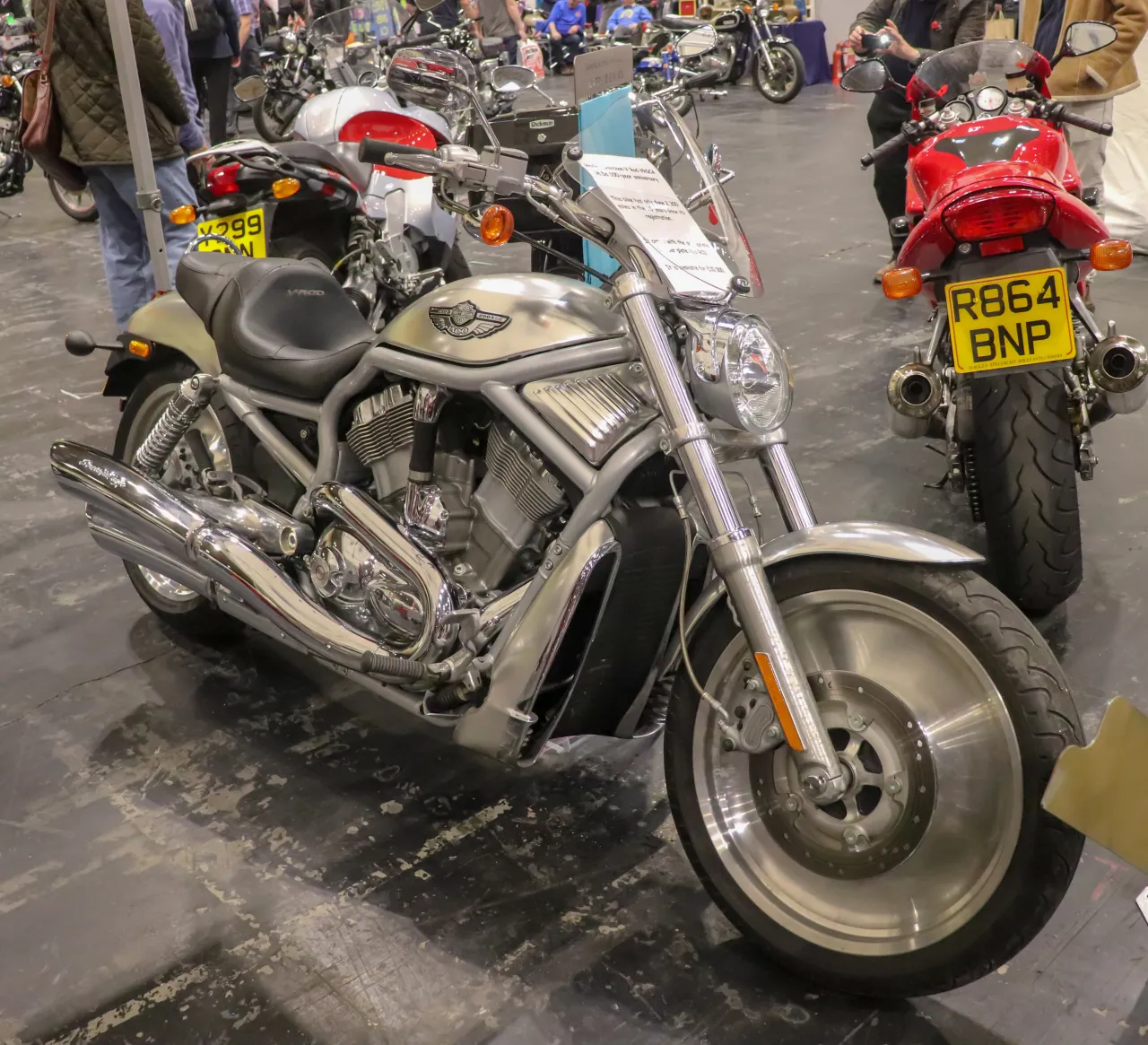 Harley-Davidson V-Rod power cruiser side profile