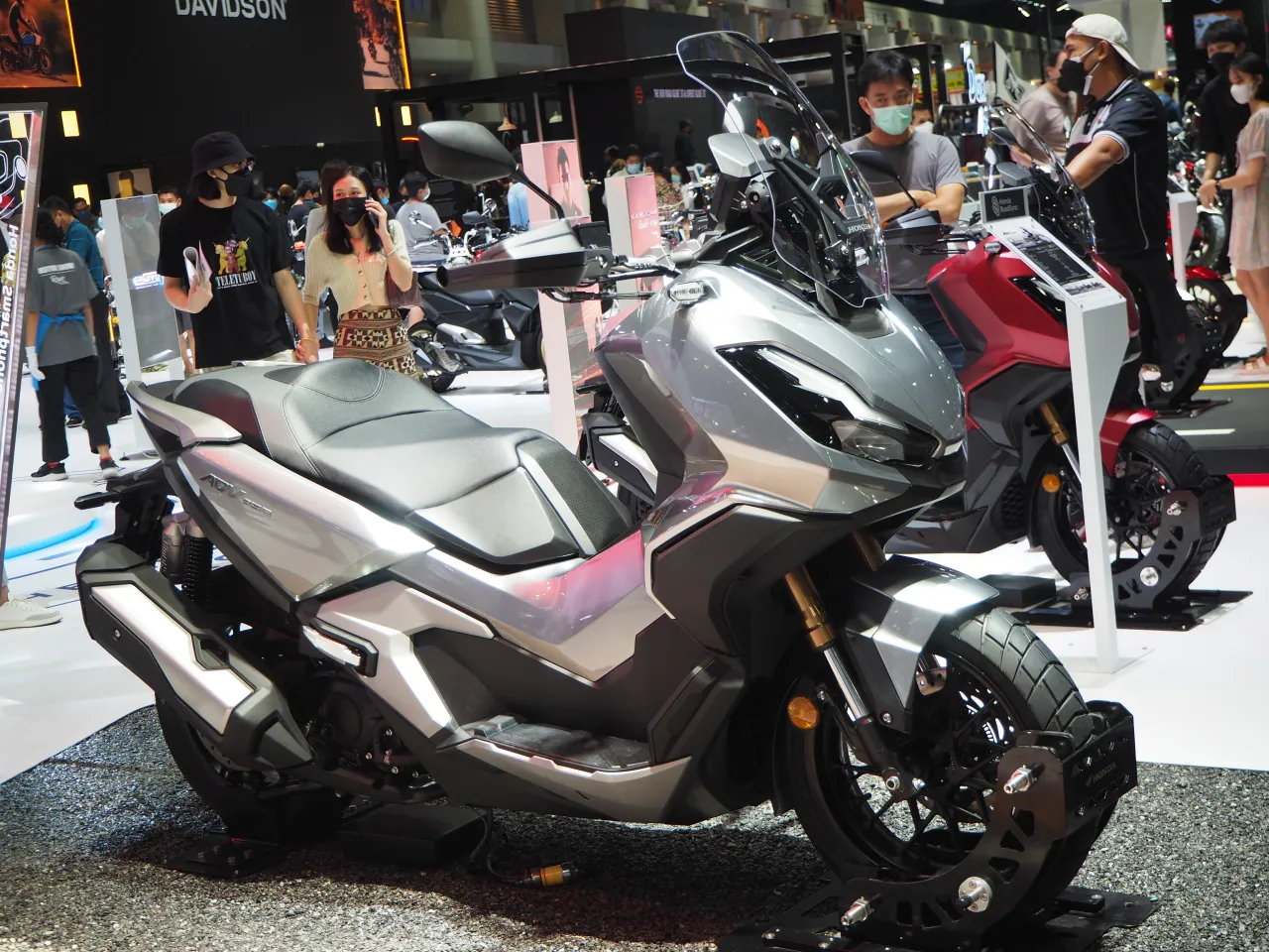Honda ADV350 adventure scooter side view