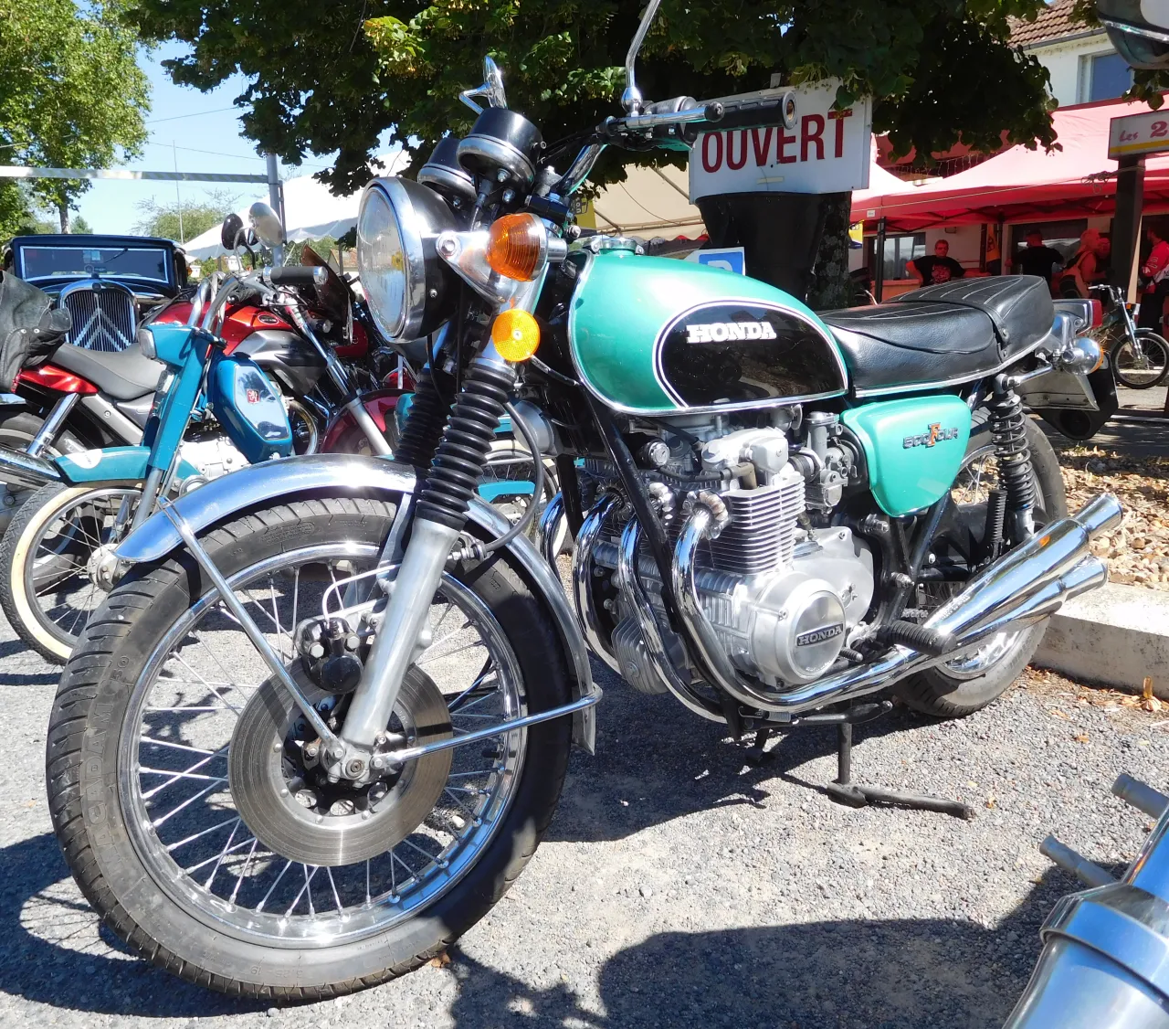 Honda CB 500 Four driekwart aanzicht