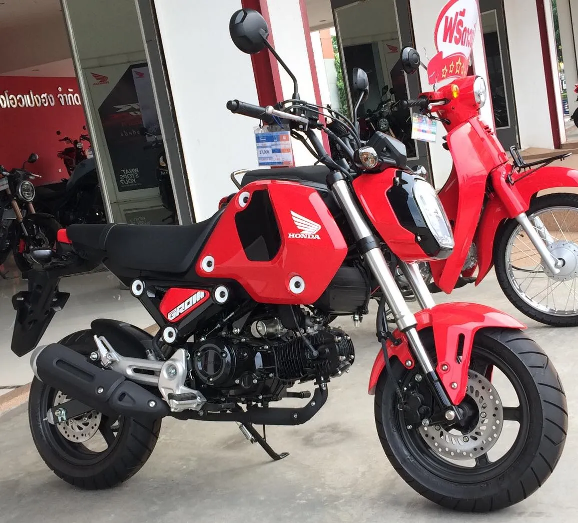 2020 Honda MSX 125 Grom Standard zijaanzicht