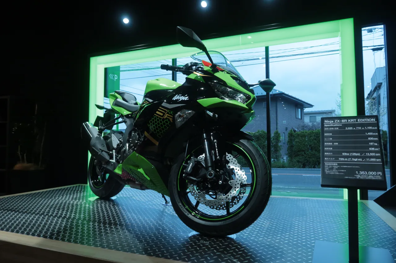 Kawasaki Ninja ZX-6R KRT 2020 driekwart aanzicht