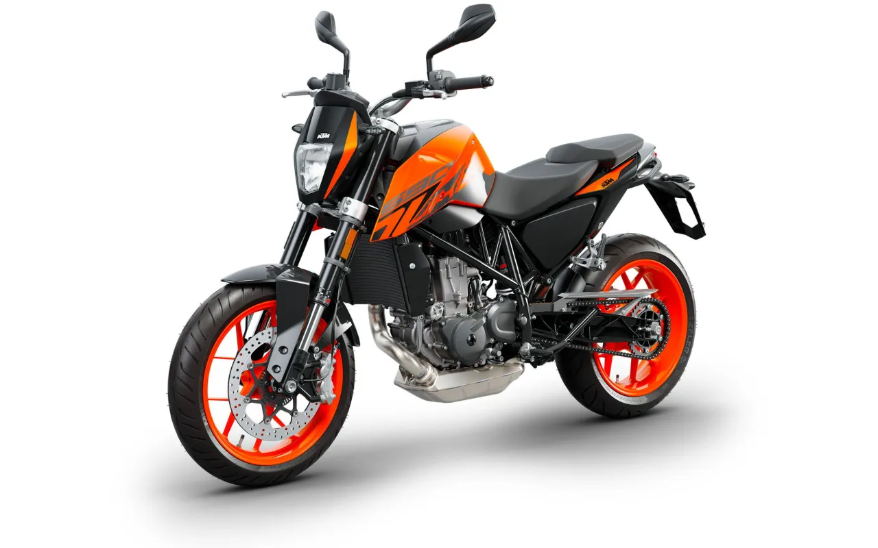 KTM 690 Duke 2018 linkervoorzijde