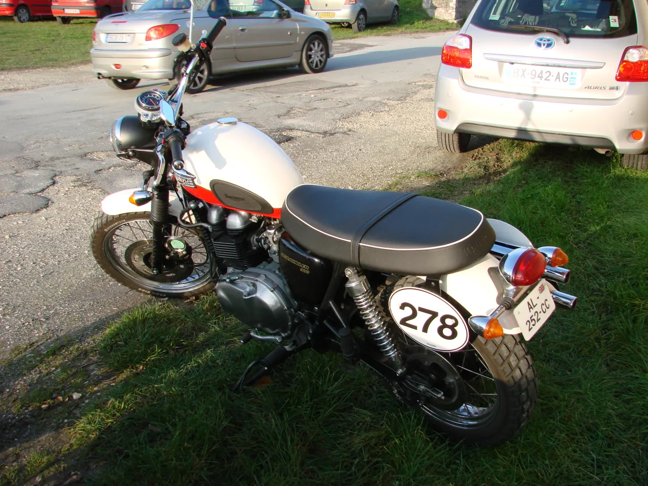 Triumph Scrambler detail