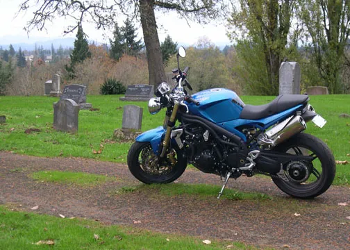 Triumph Speed Triple naked streetfighter right side view