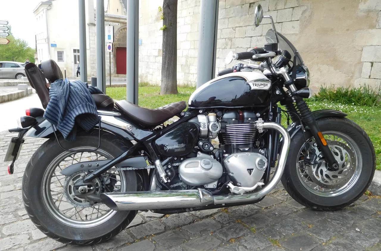 Triumph Bonneville Speedmaster zijaanzicht