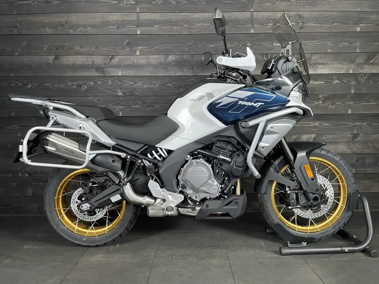 CFMoto 700MT adventure-tourer side view