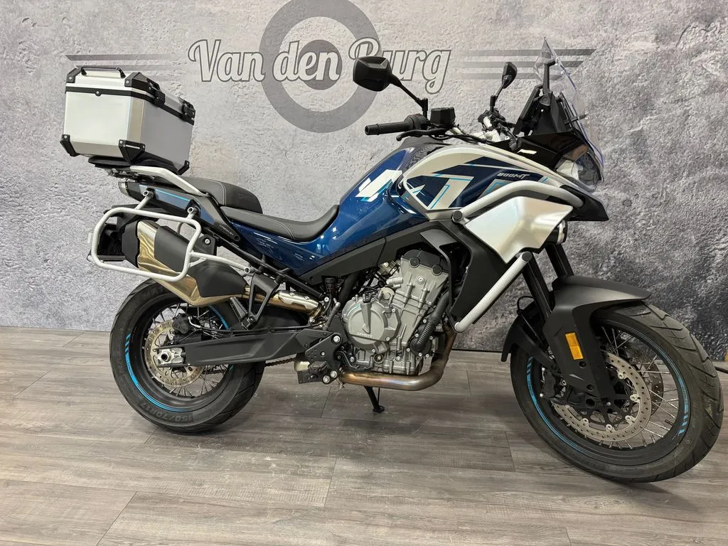 CFMoto 800 MT Sport tour adventure motorcycle side view