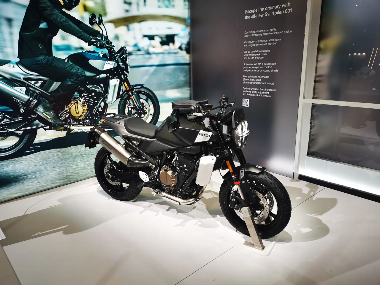 Husqvarna Svartpilen 801 at EICMA 2024