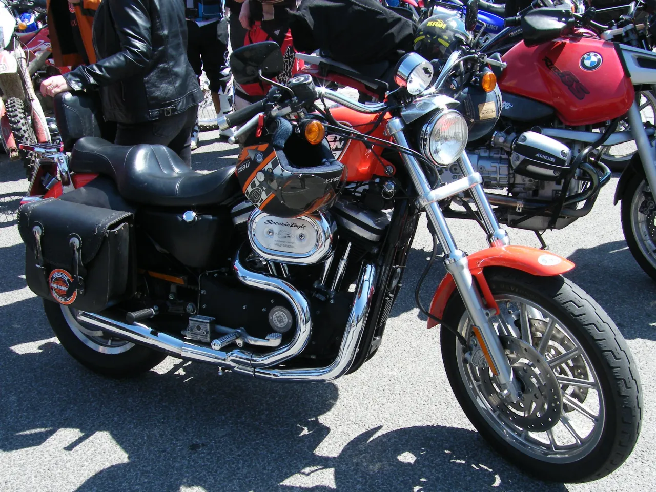Rode Harley-Davidson 883 Sportster