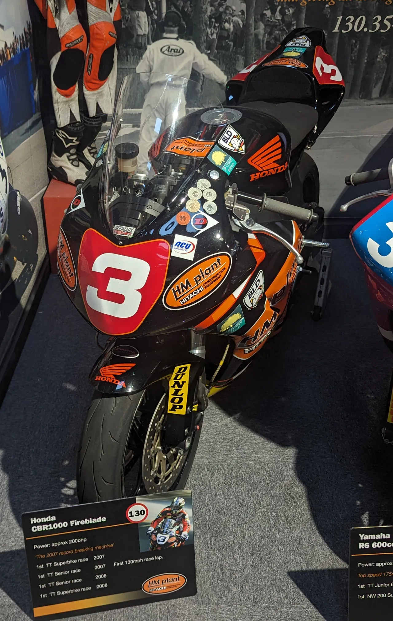 Honda CBR Fireblade supersport motorcycle