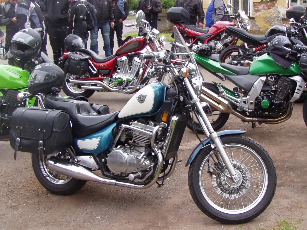 Kawasaki EN 500 cruiser zijaanzicht