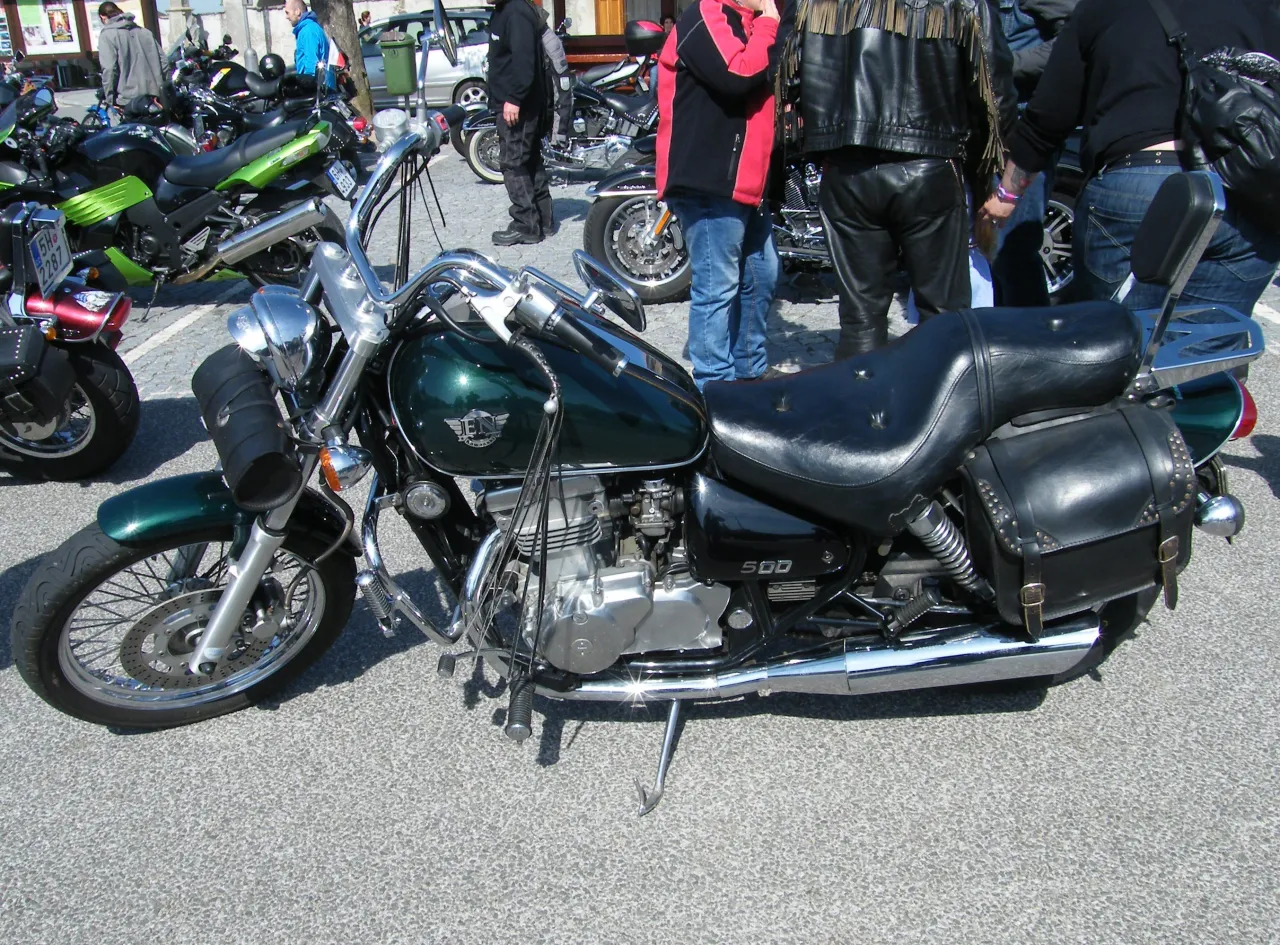 Kawasaki EN 500 cruiser detailfoto