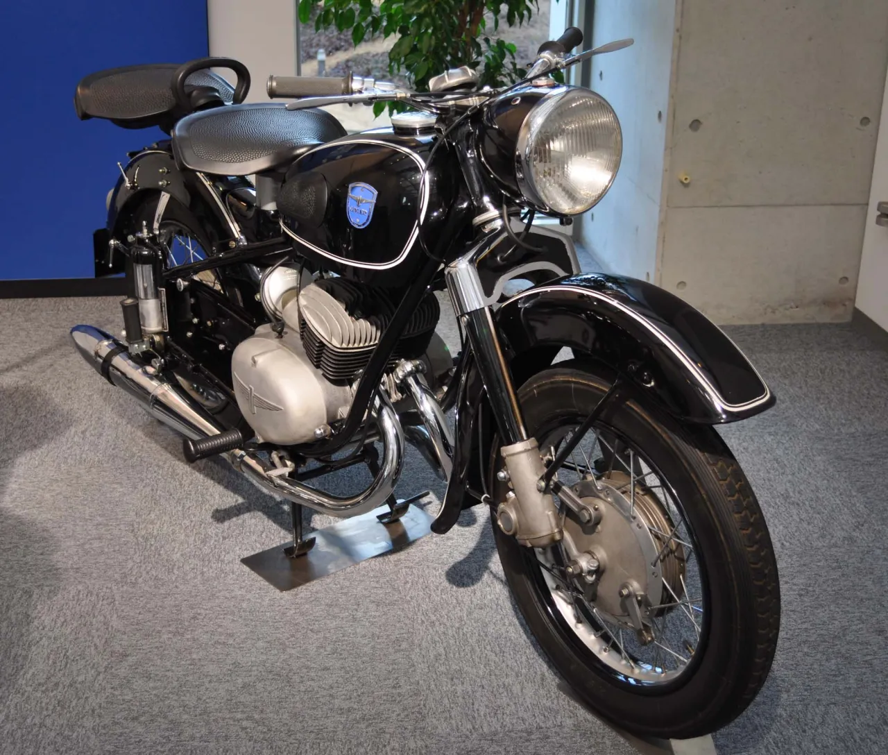 Adler MB250 parked, full view