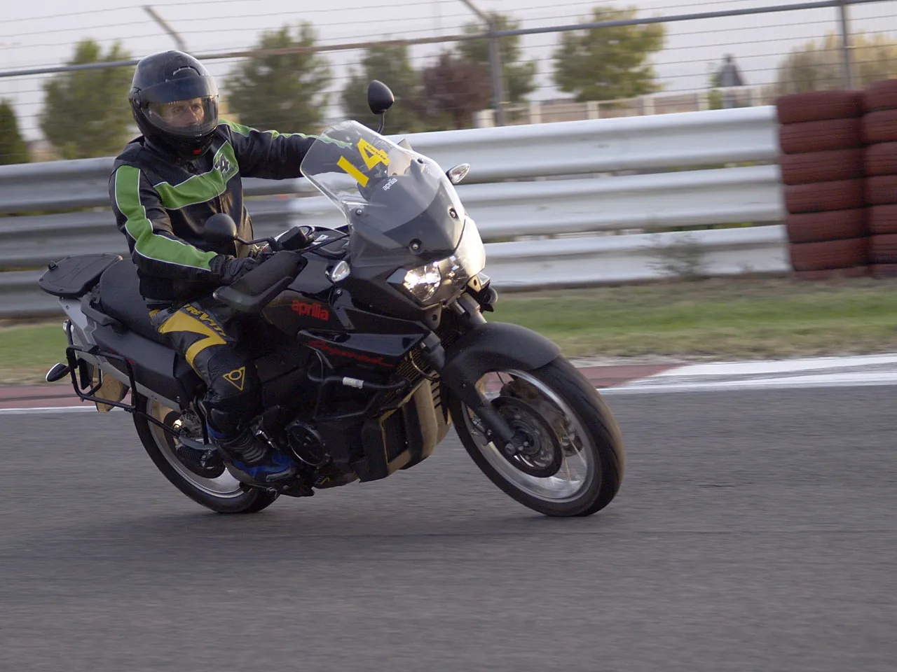 Aprilia ETV 1000 Caponord adventure motorcycle side view