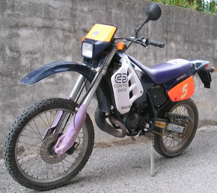 1993 Aprilia RX 50 enduro, right side