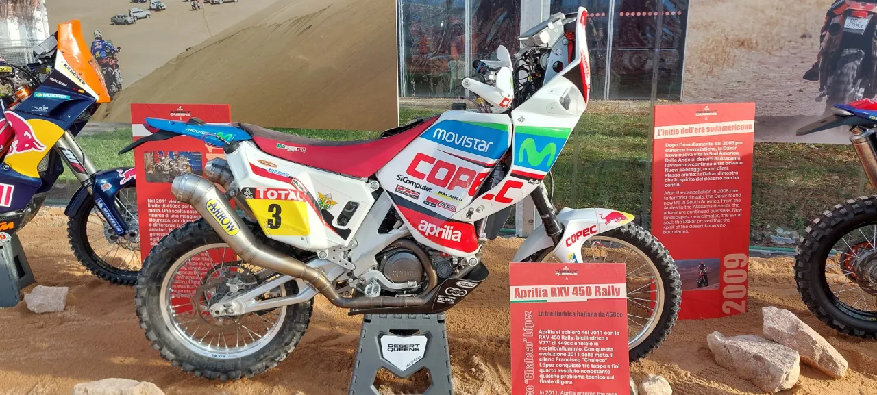 Aprilia RXV 450 side profile