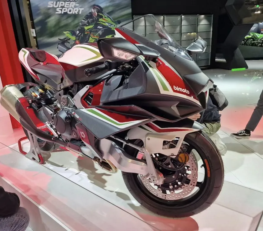 Bimota Tesi H2 op EICMA 2023 motorshow