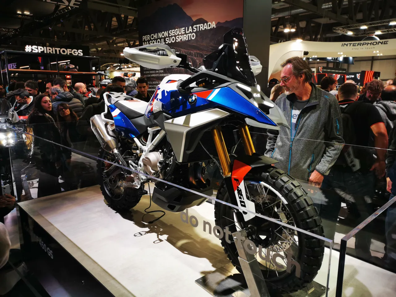 BMW F 450 GS adventure motorcycle op EICMA 2024