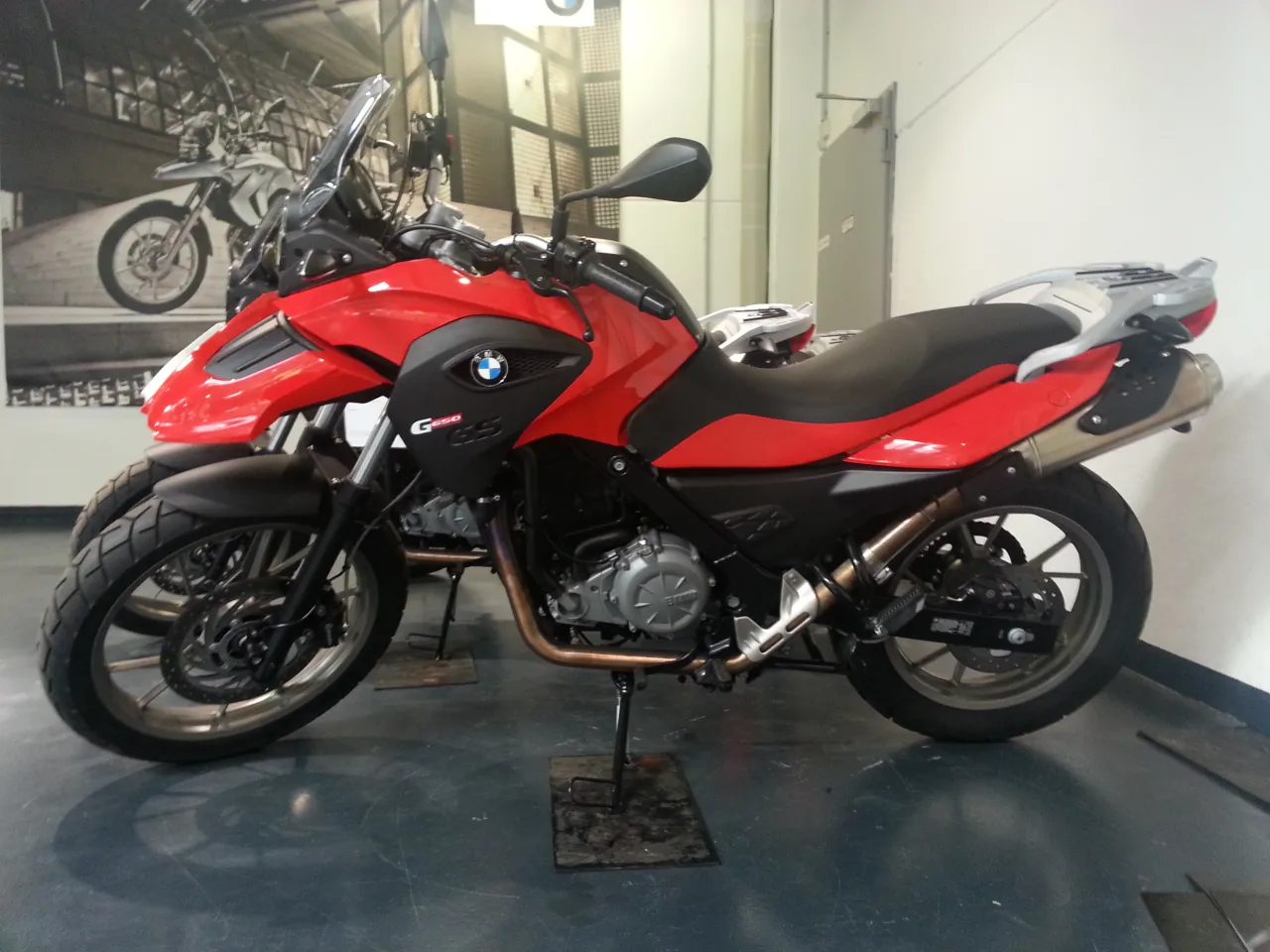 BMW G 650 GS 2013 model, zijaanzicht
