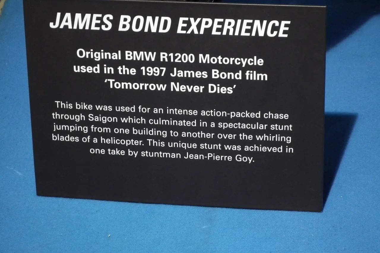 1997 BMW R 1200 C as used in James Bond film