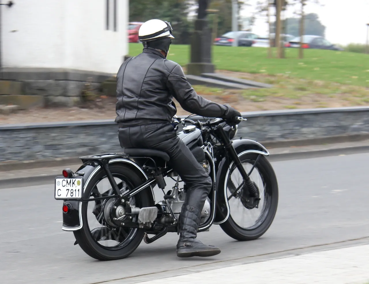 BMW R 35 op een klassiekershow