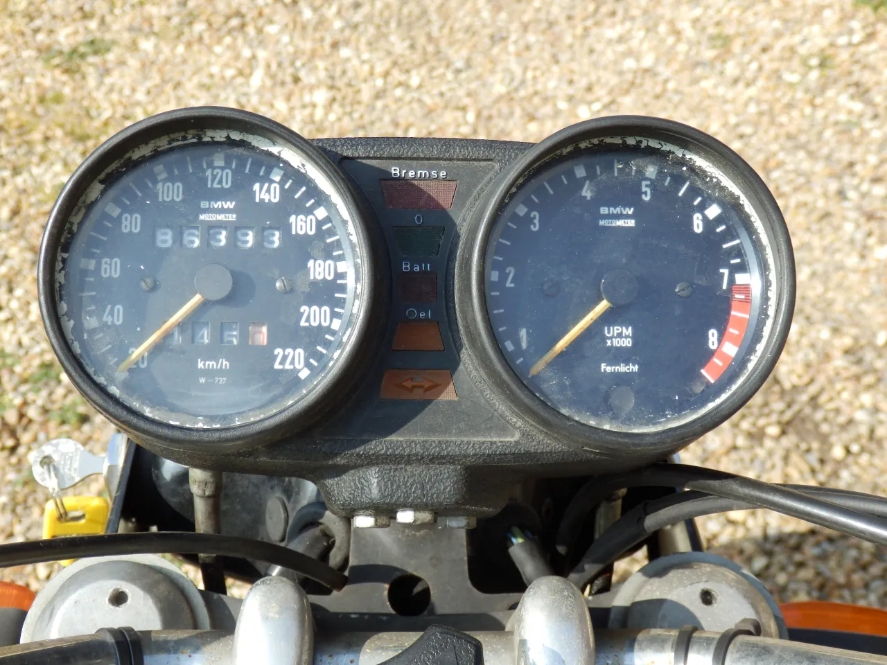 BMW R 75/6 detailfoto