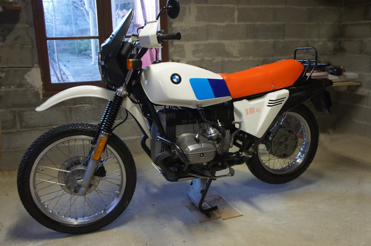 BMW R 80 GS 1981 driekwart aanzicht