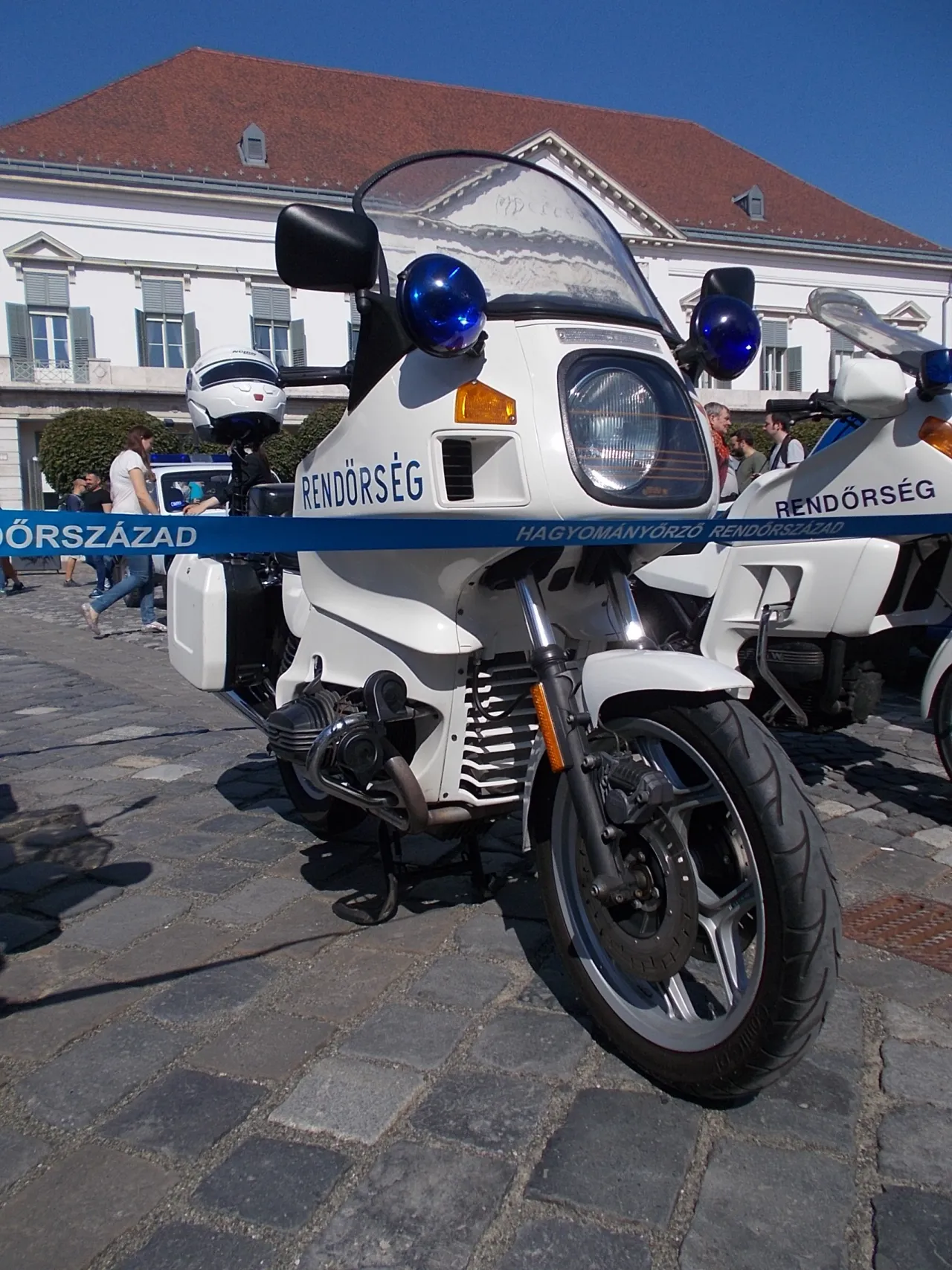 BMW R 80 RT police motorcycle Budapest