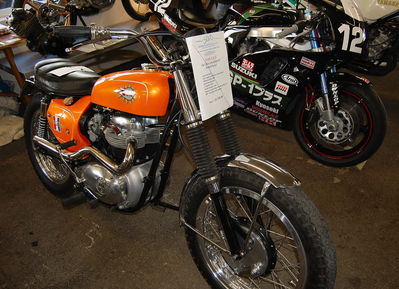BSA A65 Hornet 650cc uit 1967