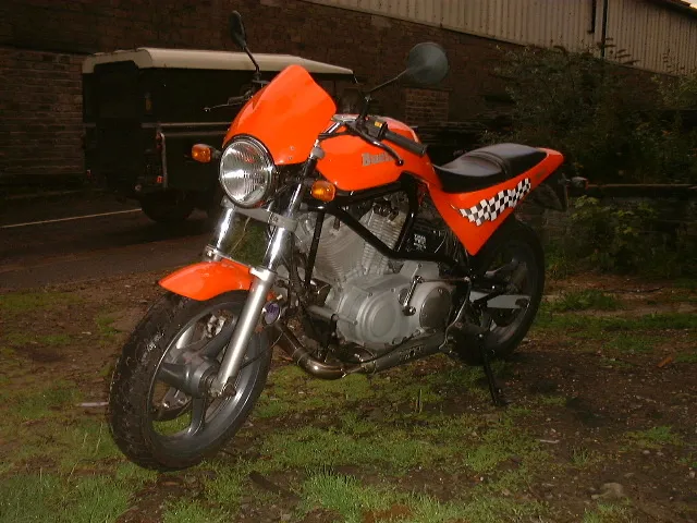 Buell M2 Cyclone vooraanzicht