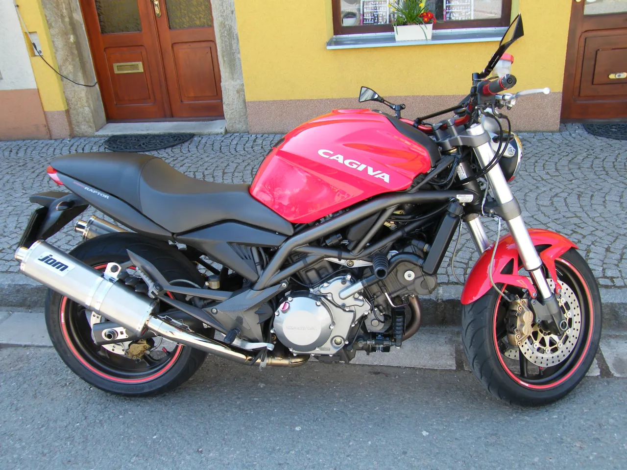 Cagiva Raptor 1000 rechterzijde