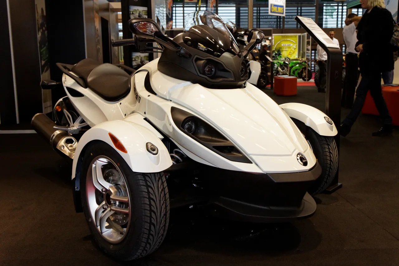 Can-Am Spyder RS op het Paris Salon de la Moto 2011