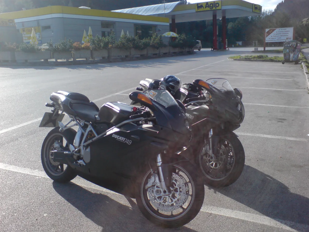 Ducati 749 Dark version side view