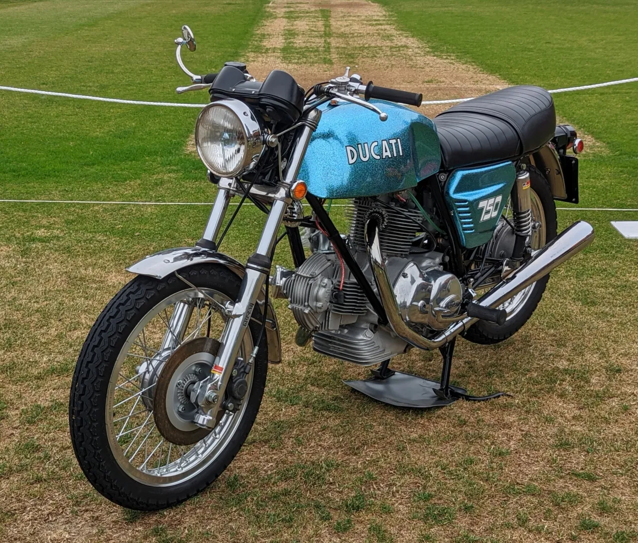 Ducati 750 Sandcast uit 1971, vroegst geproduceerd model