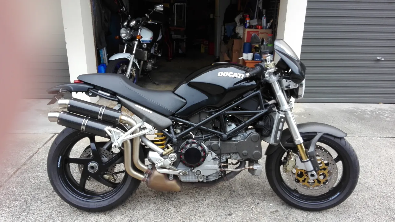 2003 Ducati Monster S4R zijaanzicht