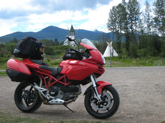 Ducati Multistrada 1000 three-quarter view