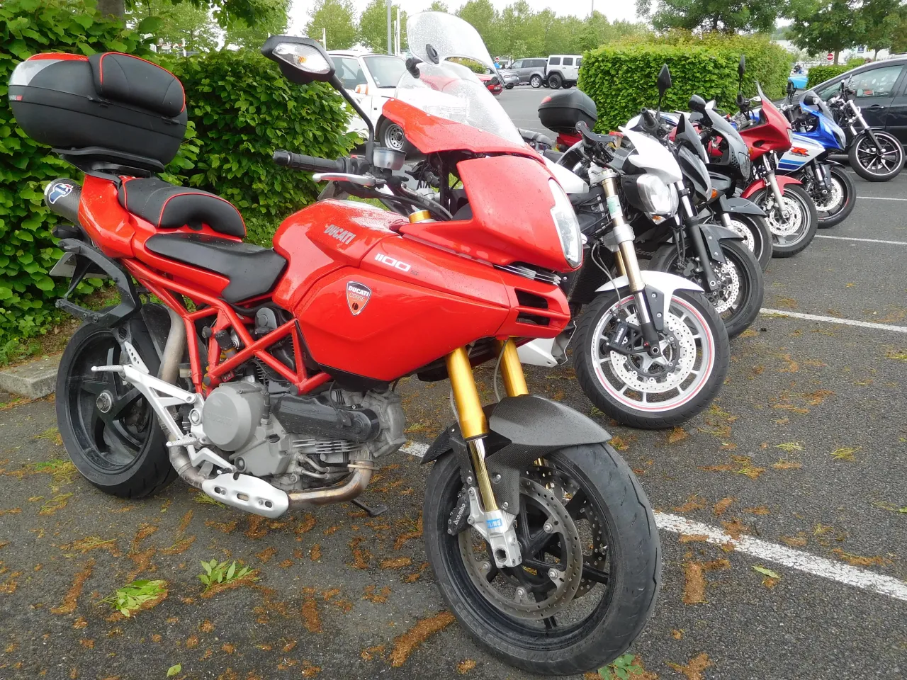 Ducati Multistrada 1100S side view showing full profile