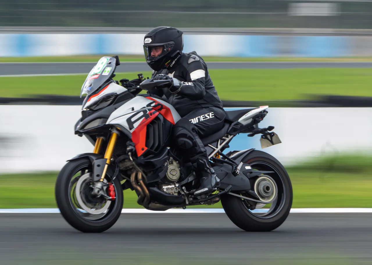 Ducati Multistrada V4 RS on track 2025