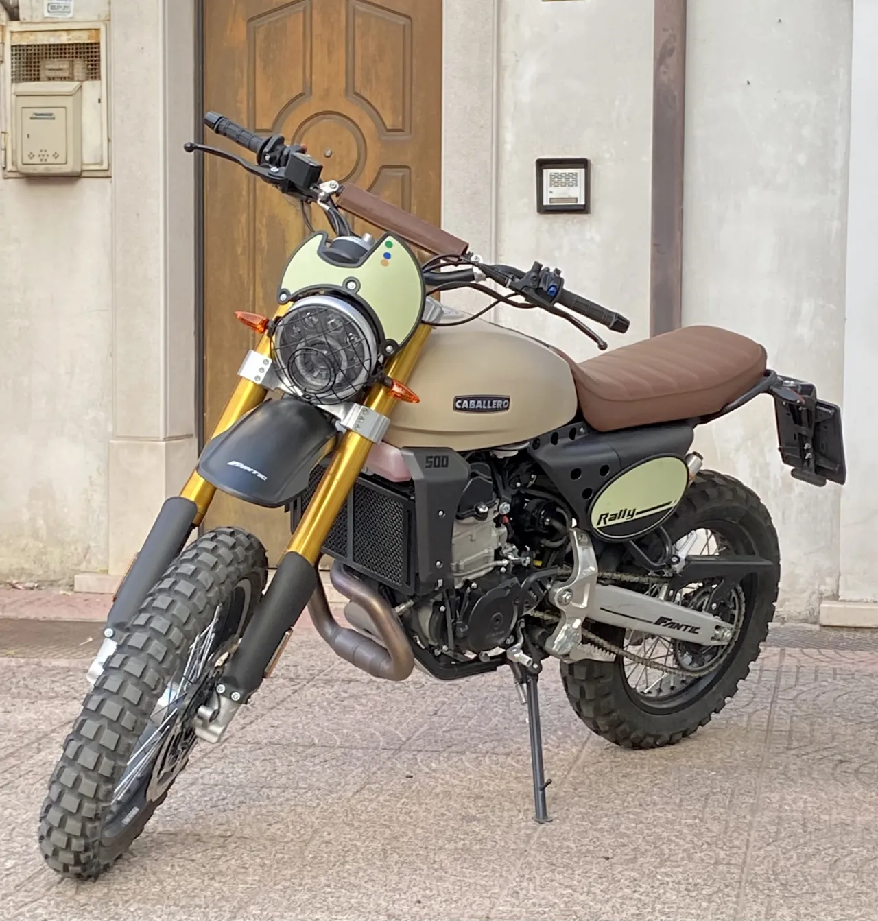 Fantic Caballero 500 Rally scrambler variant