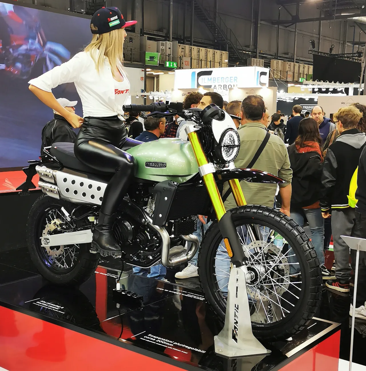 Fantic Caballero 500 at EICMA 2024 motorcycle show
