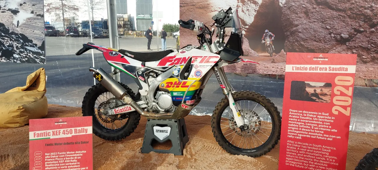Fantic XEF 450 Rally side profile